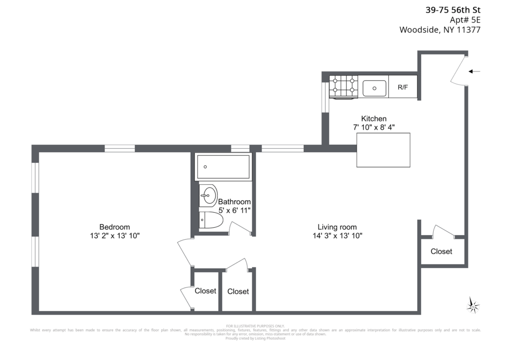 Photography of floor plans for real estate property in Woodside Queens